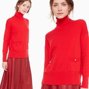Kate Spade Turtleneck Pocket Sweater